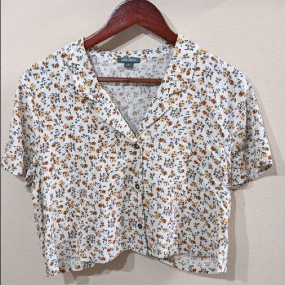 Wild Fable Floral Crop Top
